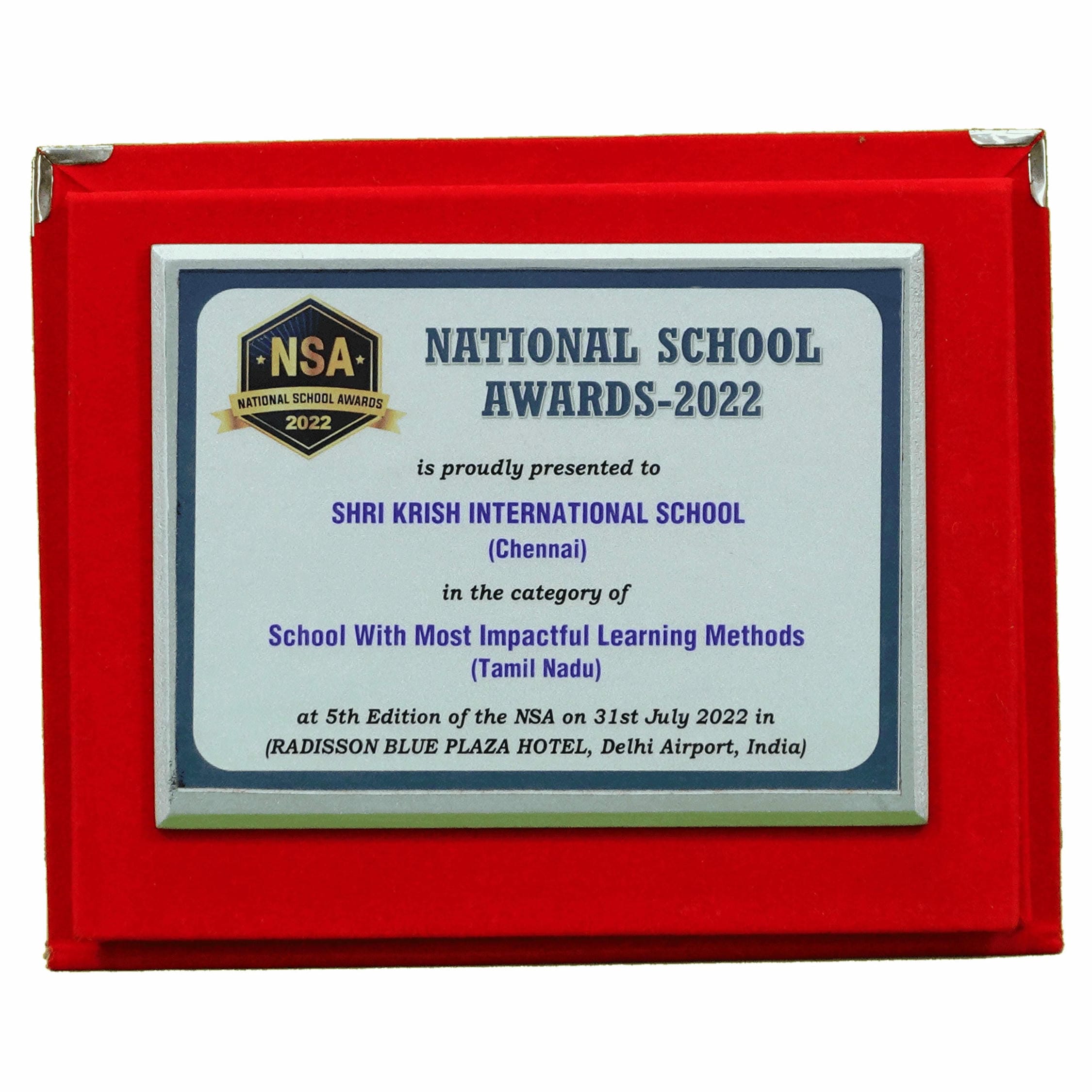 National School Award 2022